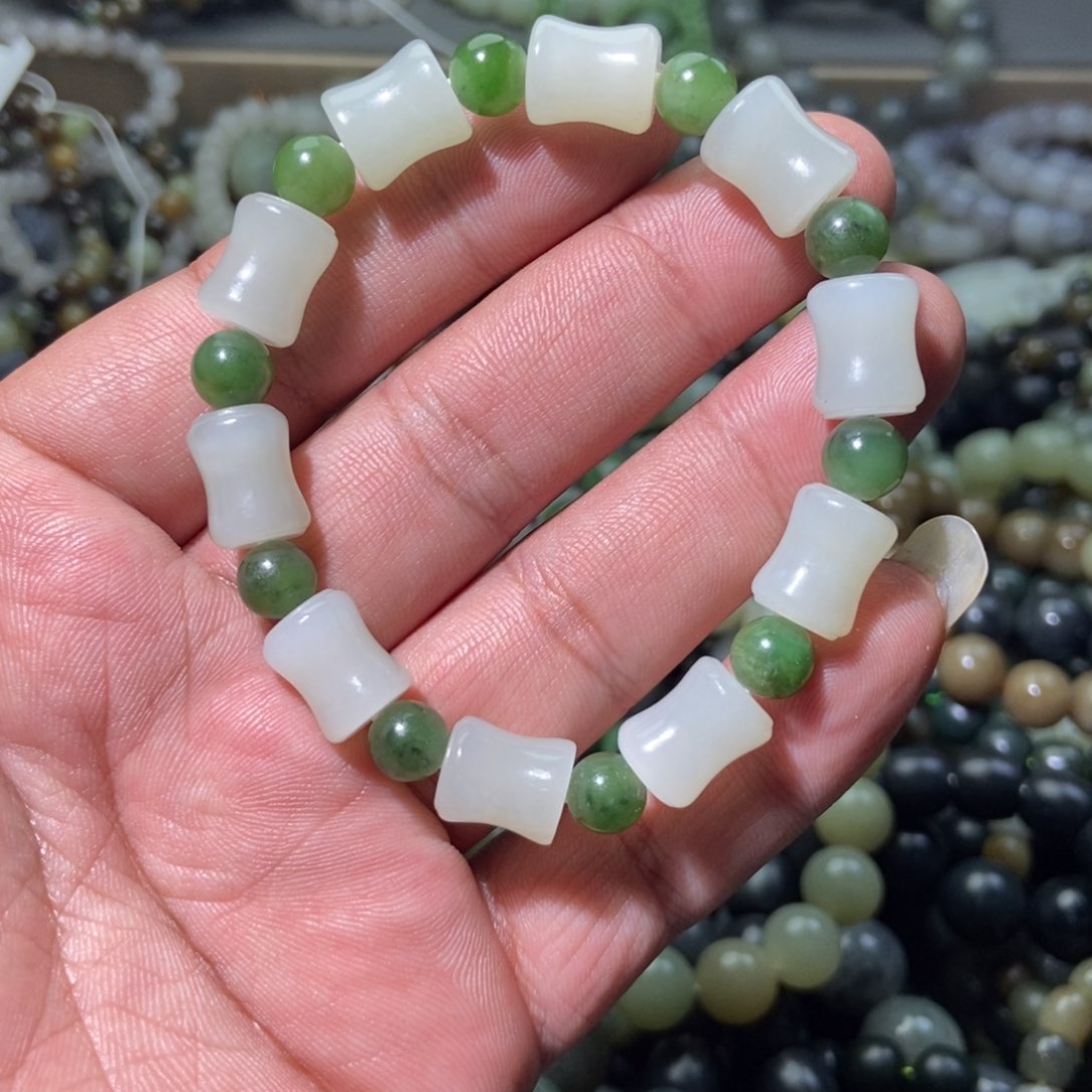 和田玉手链未镶嵌