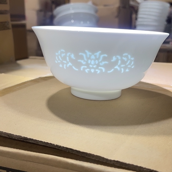 瓷片玲珑6.25英寸面碗一个，包邮