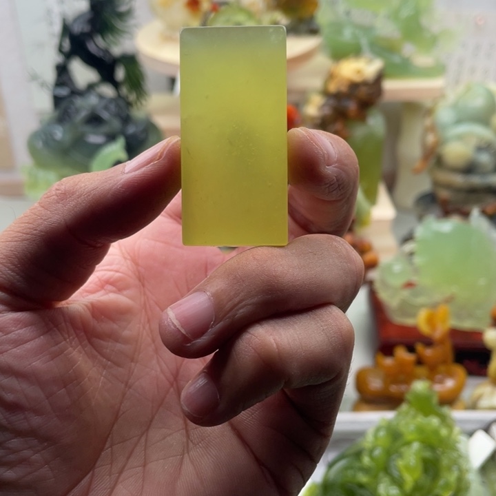 蛇纹石玉未镶嵌四大名玉印章