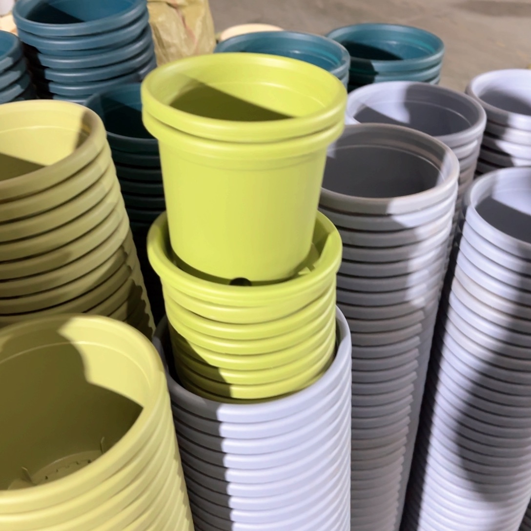 树脂四季盆2#无拖果绿6