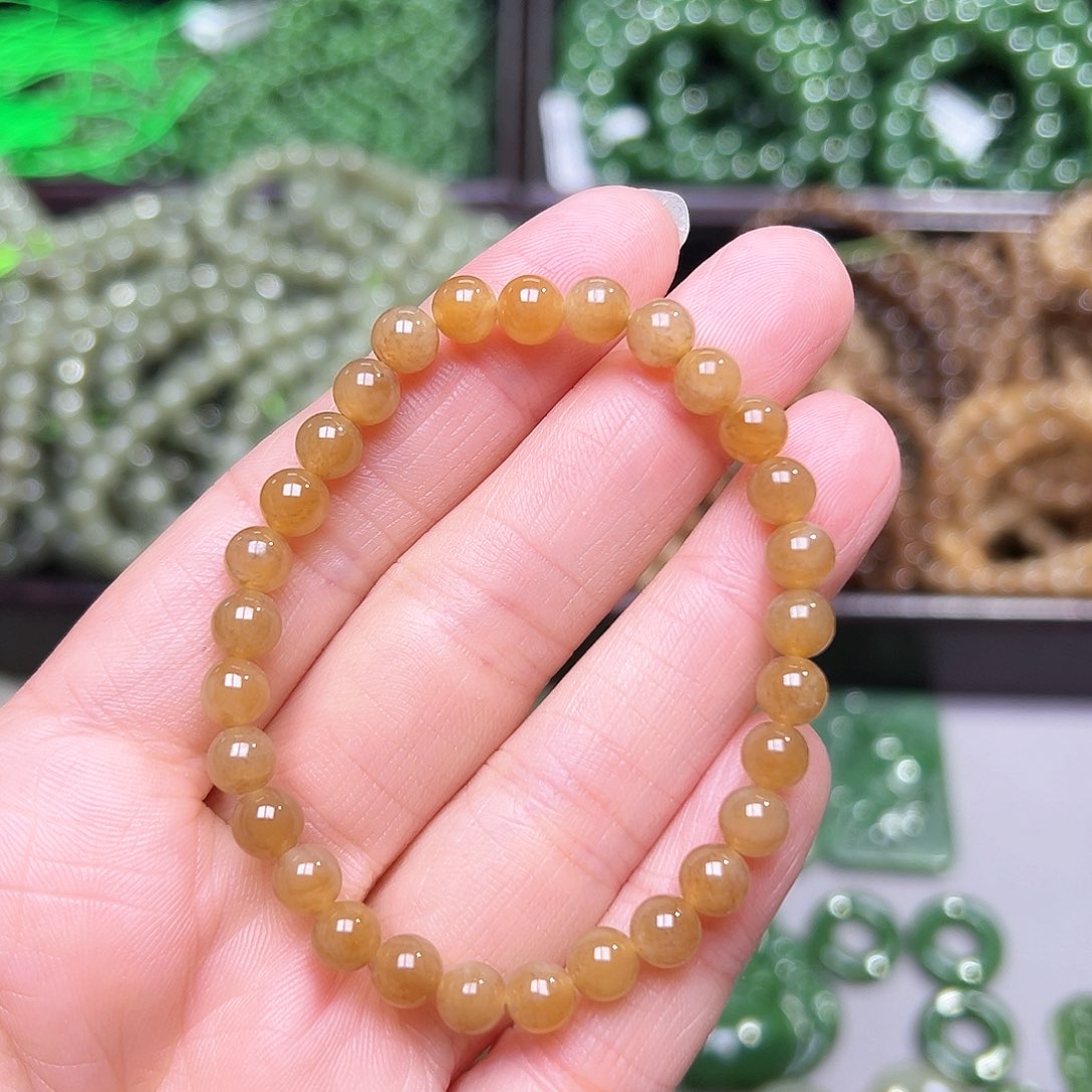 和田玉（糖玉）手链未镶嵌