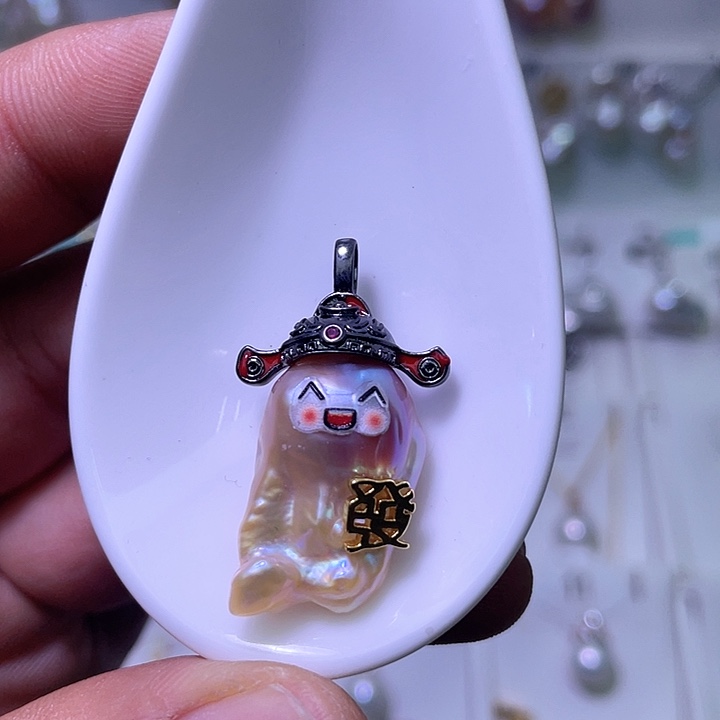 淡水珍珠未镶嵌颈饰08