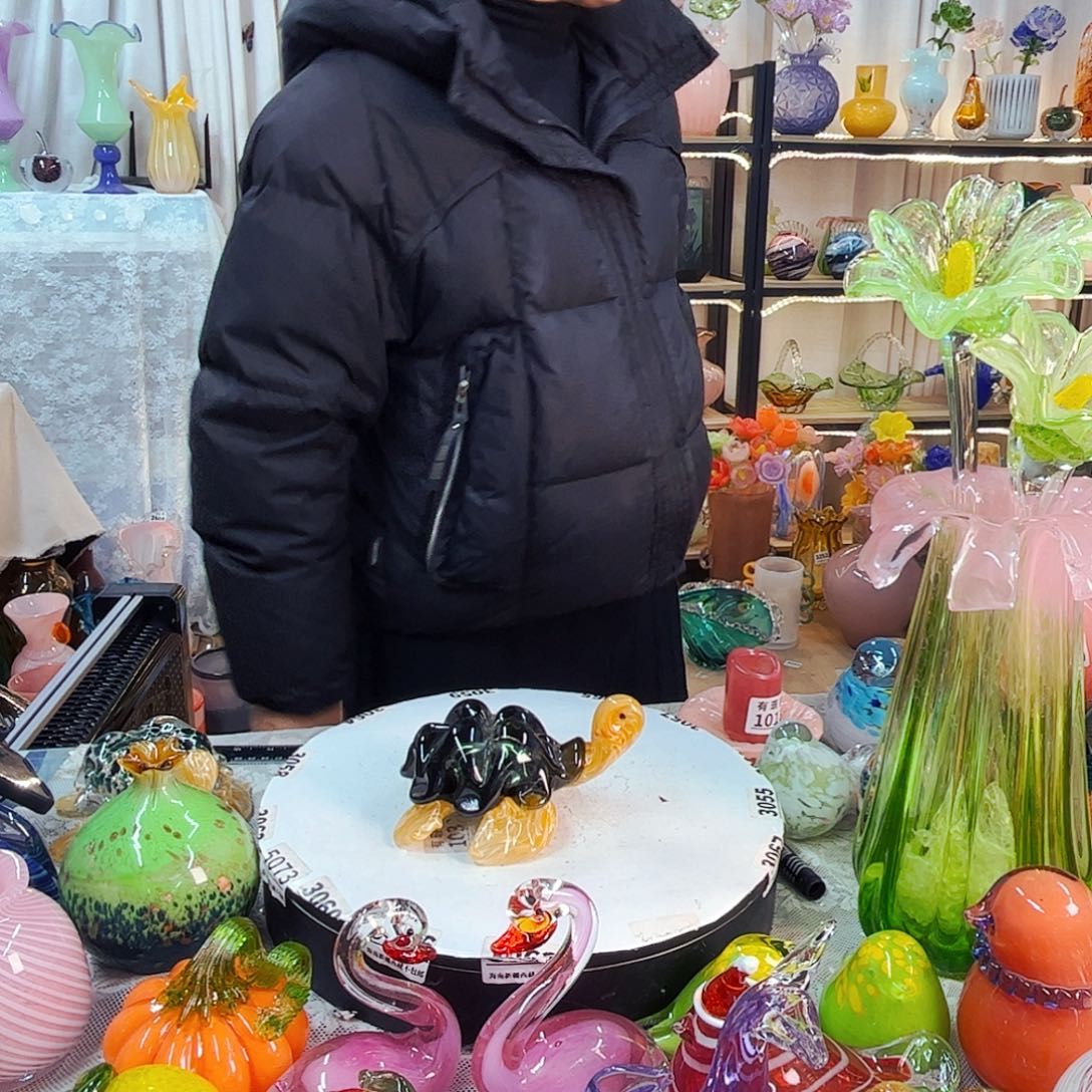 乌龟家悦美居琉璃摆件