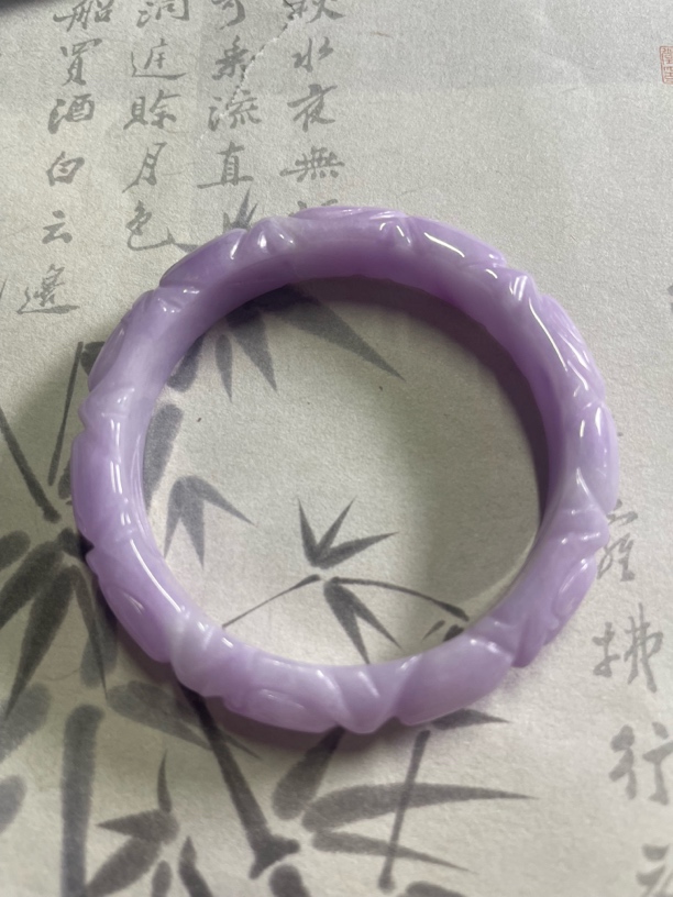 H400-五八➕缅甸翡翠手镯时尚冰