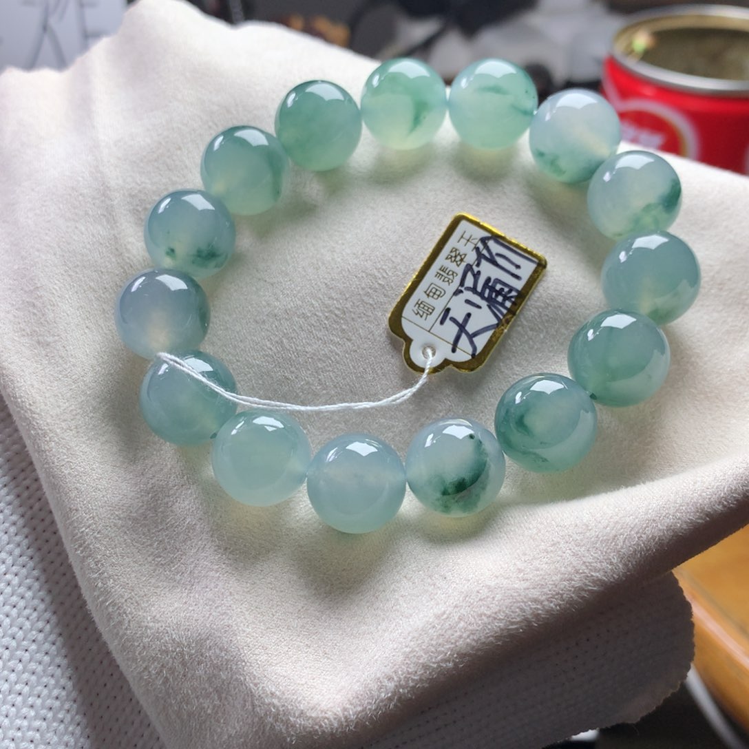 定制翡翠未镶嵌卡13.6 15粒