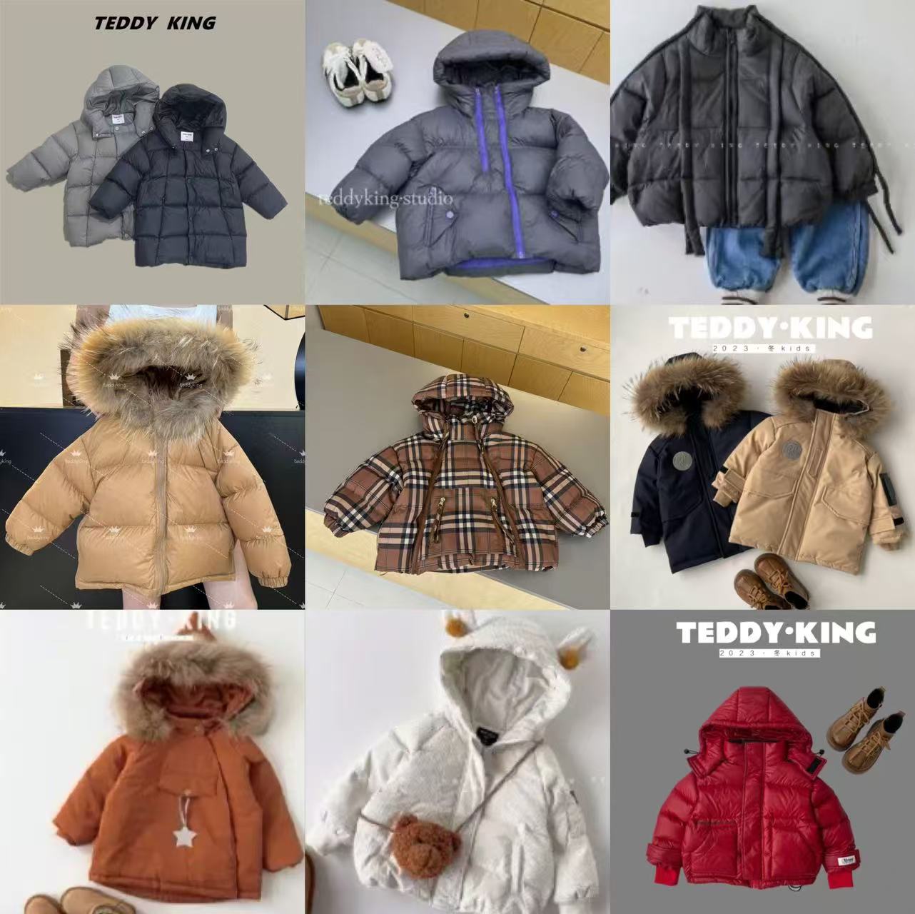 G 童装 中小童 男女童冬款集合链接衣服