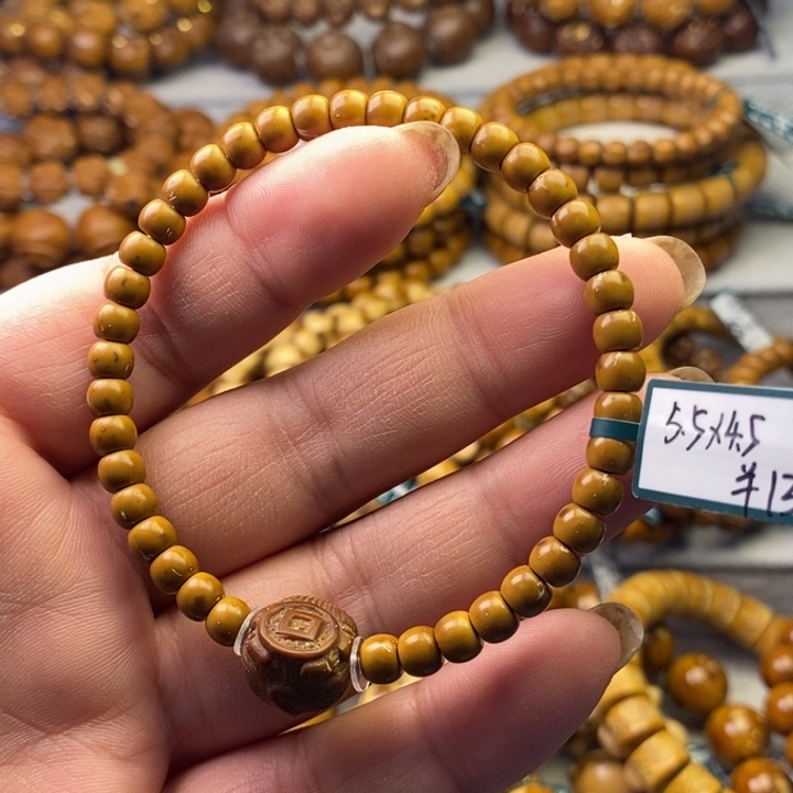 紫金鼠手串紫金鼠纯肉鼓珠5.5