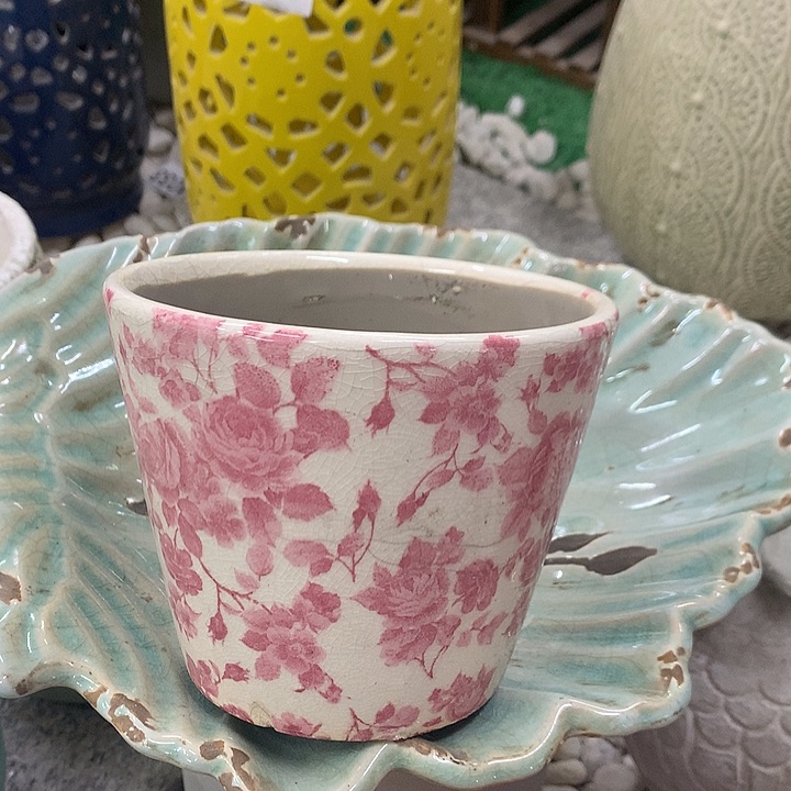 红陶高11宽13口12微瑕