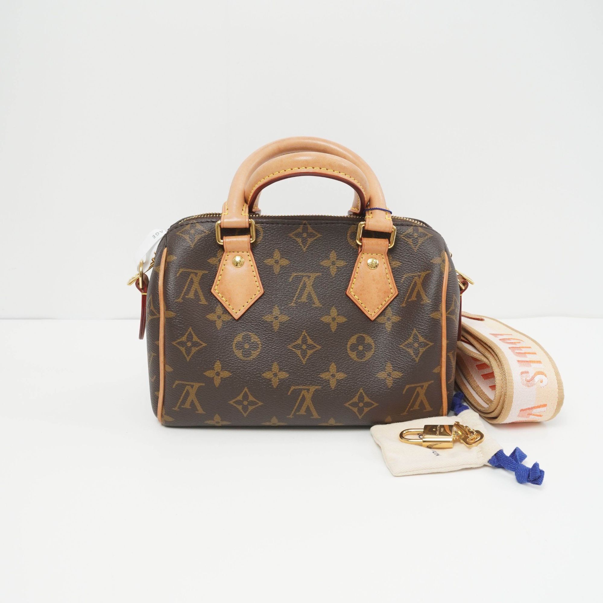 99新 LouisVuitton/路易威登 路易威登speedy20/肩带/锁/钥匙
