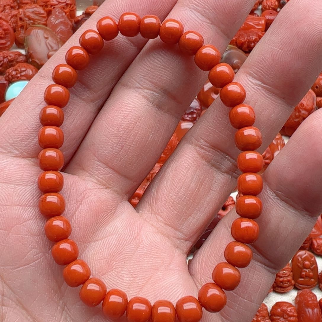 南红玛瑙配饰未镶嵌