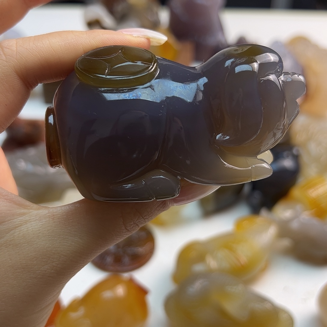 玛瑙/玉髓未镶嵌颈饰