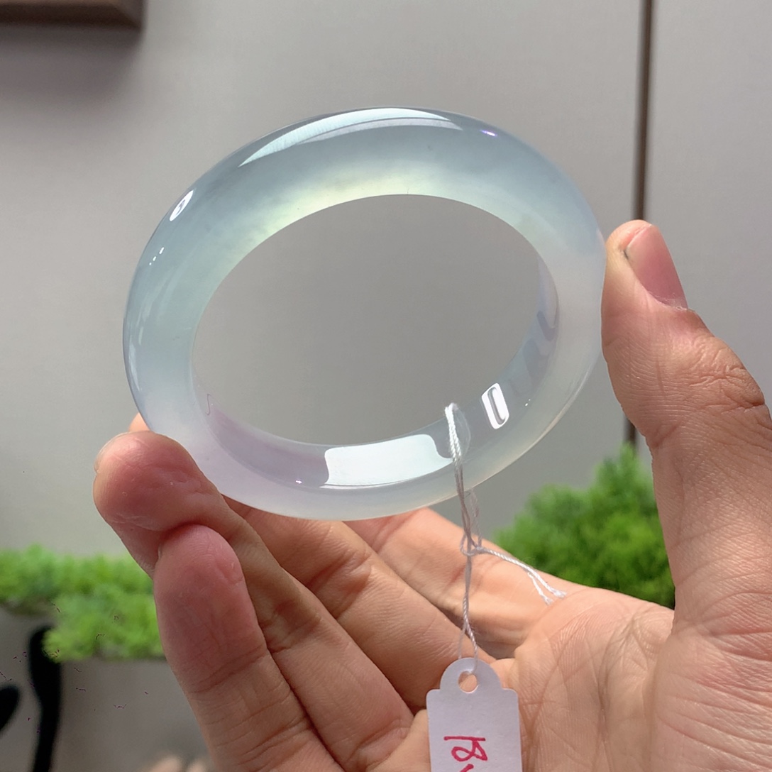 翡翠未镶嵌手镯正圈