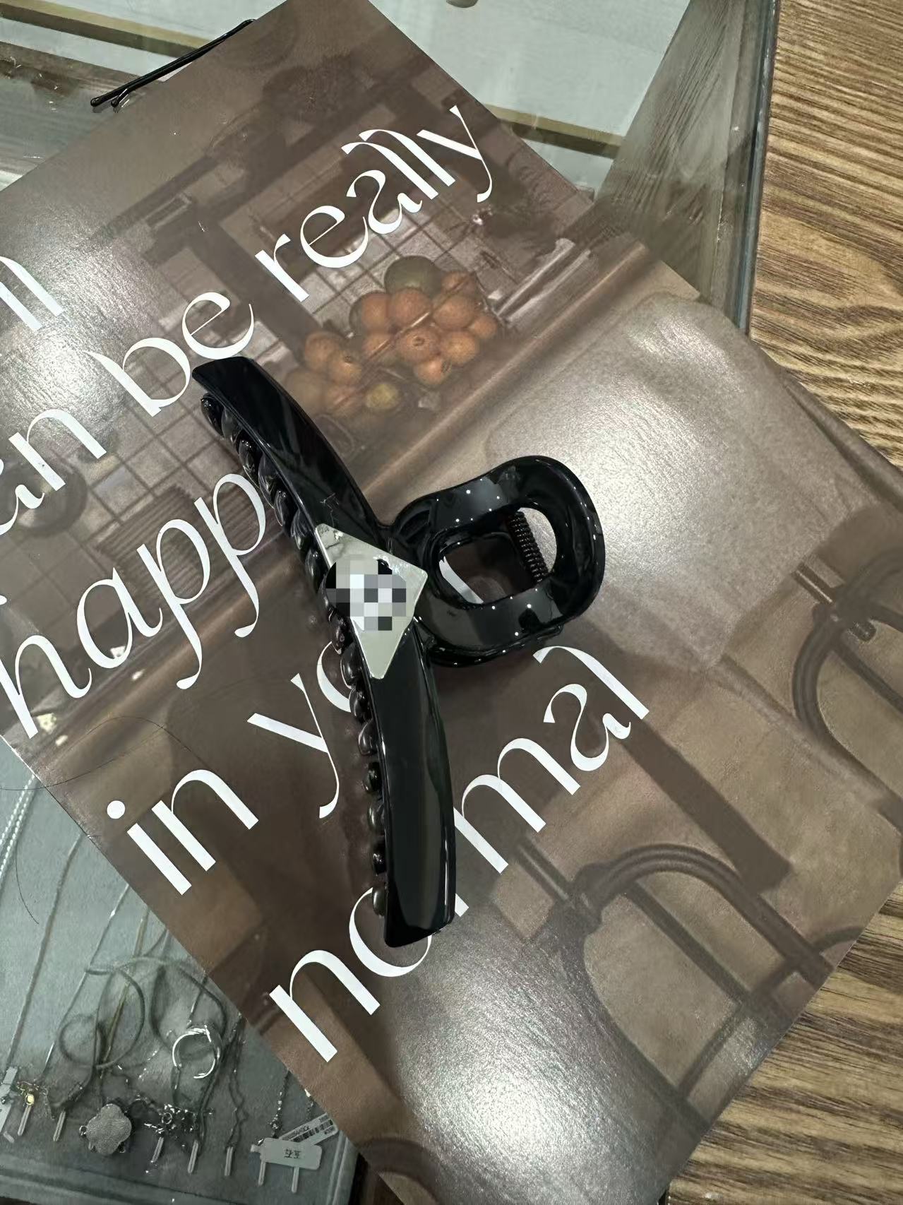 【小胖家】韩系简约三角字母发夹