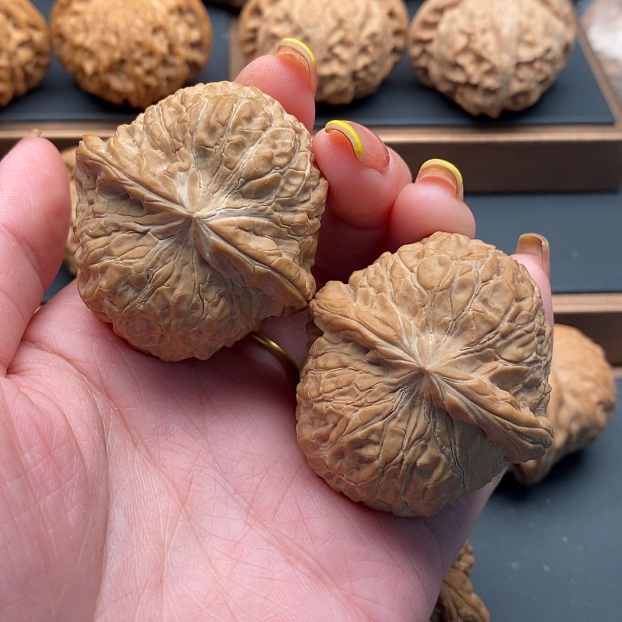 【闪购商品】文玩核桃把件南瓜41