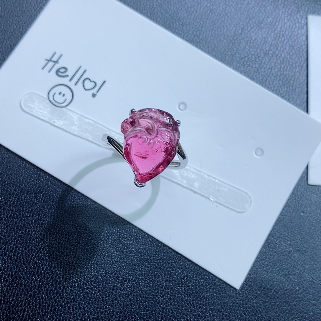 碧玺戒指未镶嵌碧玺戒指