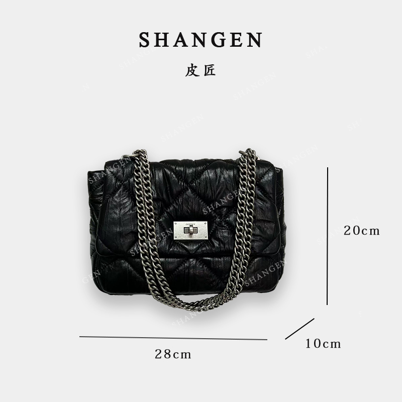 【尚恩CC】ZT-D7118-黑色-轻奢时尚女士新款手提单肩斜挎水桶包