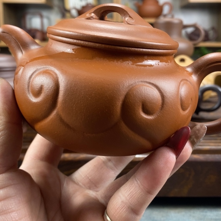 紫砂茶壶国****）原矿紫砂壶