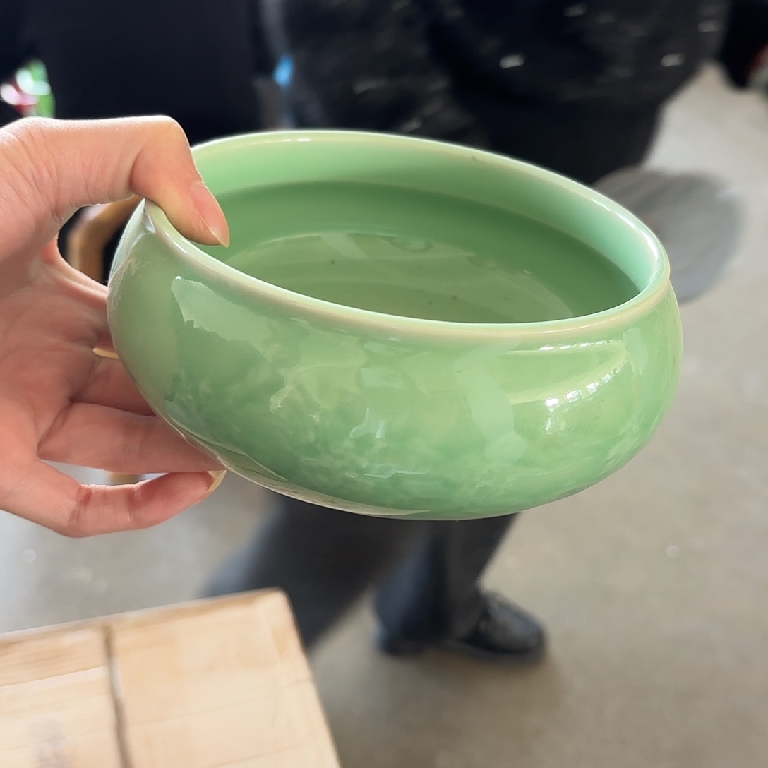 龙泉云间青瓷小米茶器