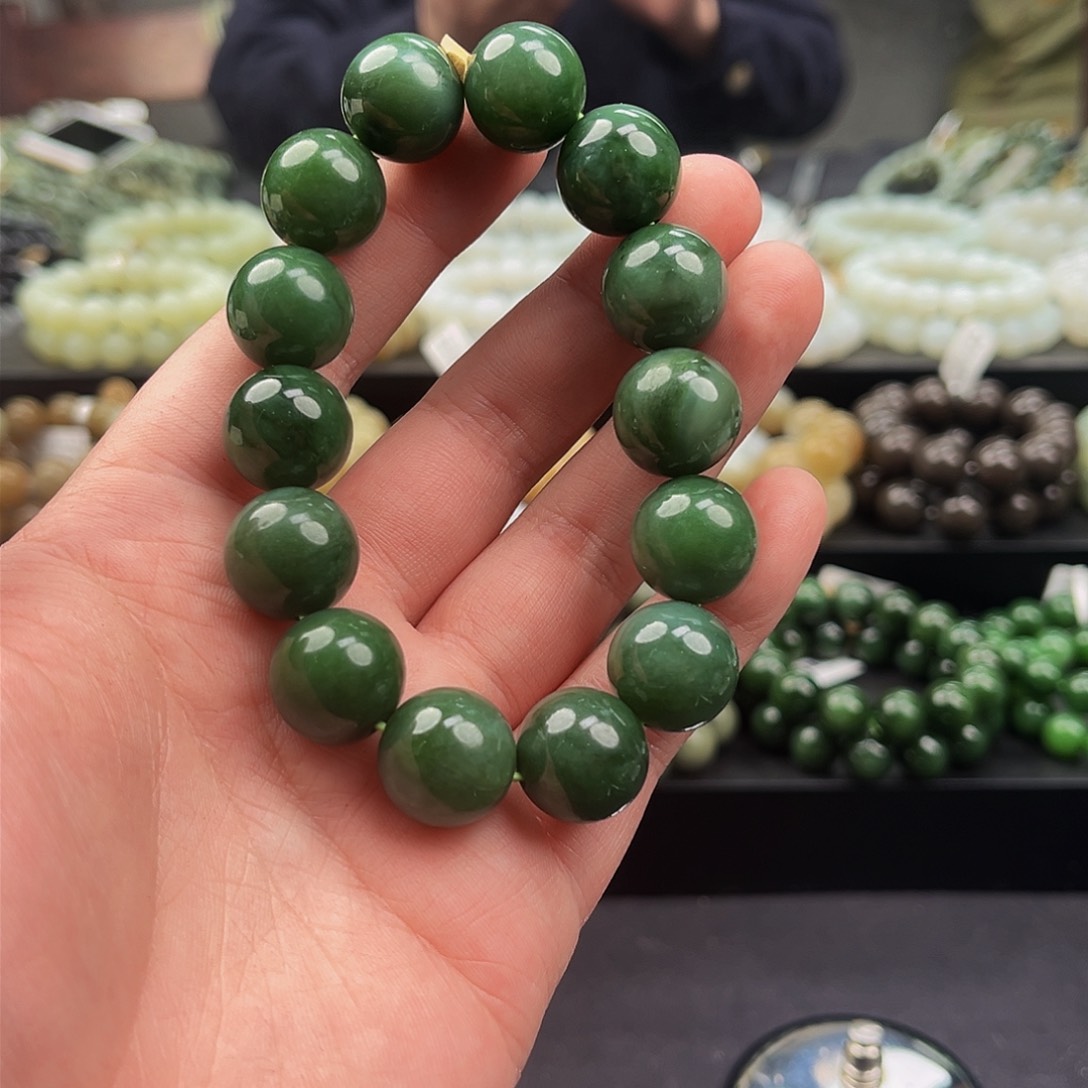 和田玉手串未镶嵌