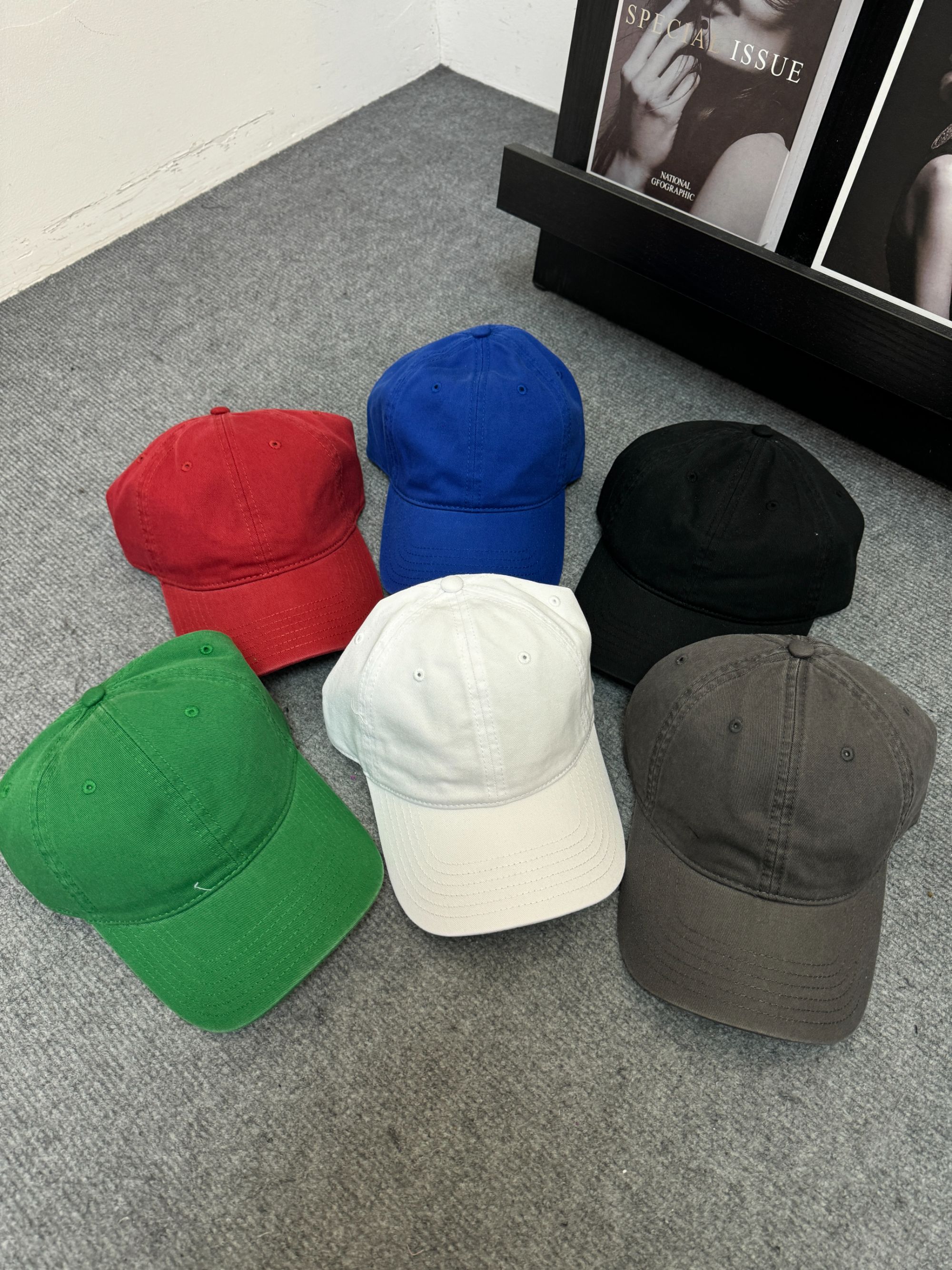 潮流ins时尚街头风休闲夏季棒球帽帽子软顶鸭舌帽宽檐网红