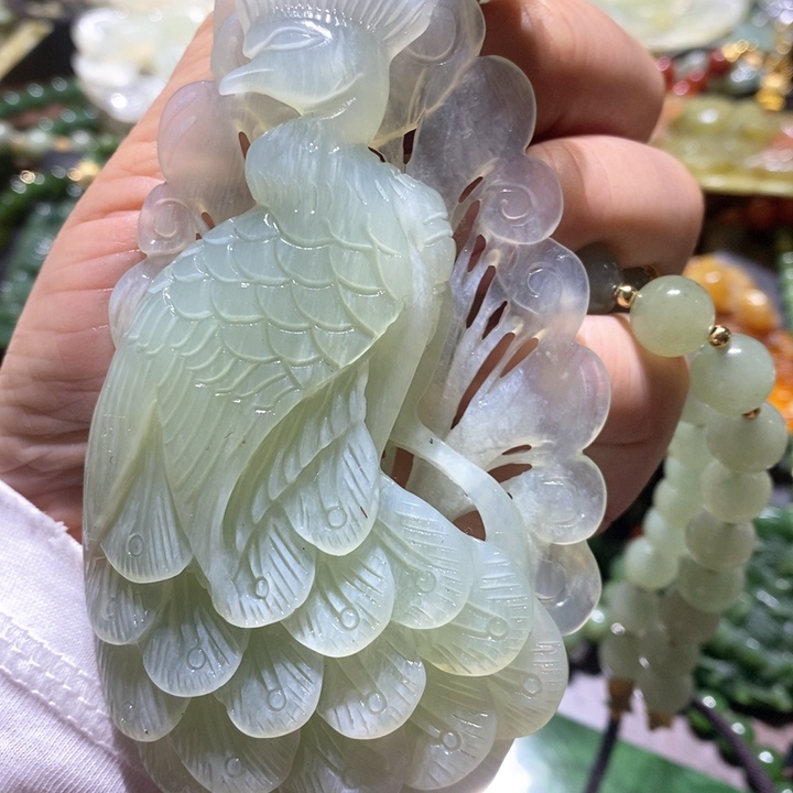 岫玉毛衣链未镶嵌