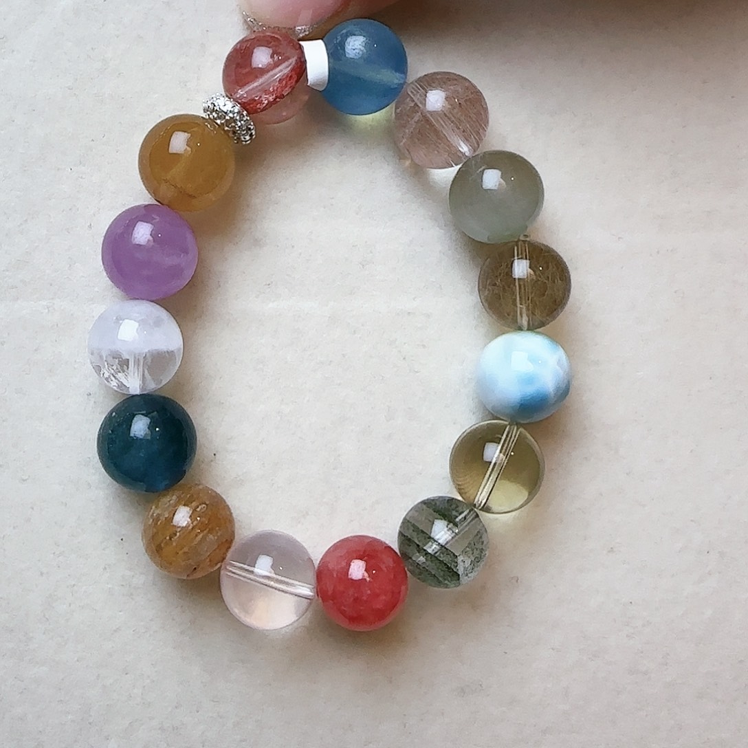 水晶手链未镶嵌小**?大气上档次