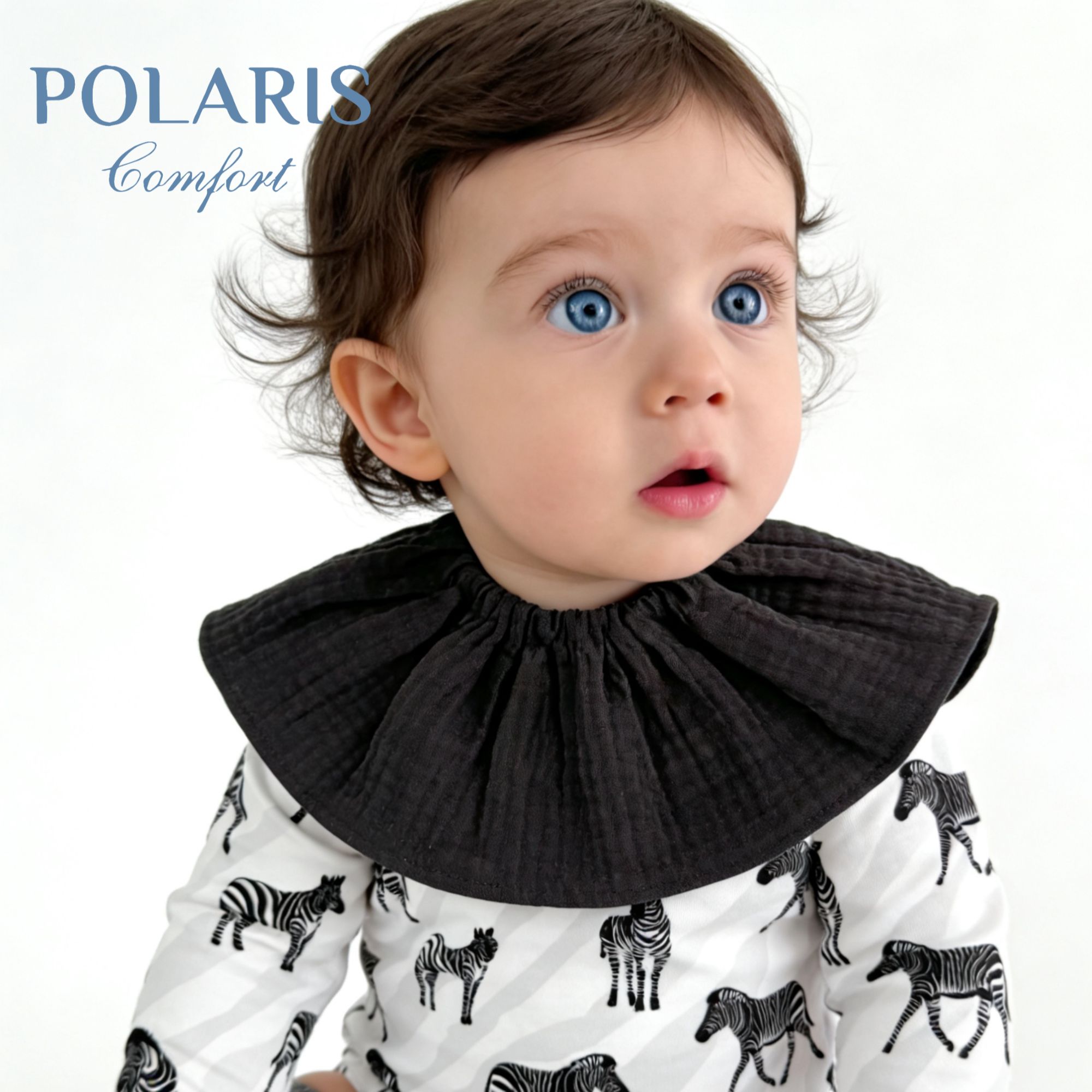 POLARIS|小斑马|婴儿A类纯棉马年新年无骨缝制套头长袖包屁衣