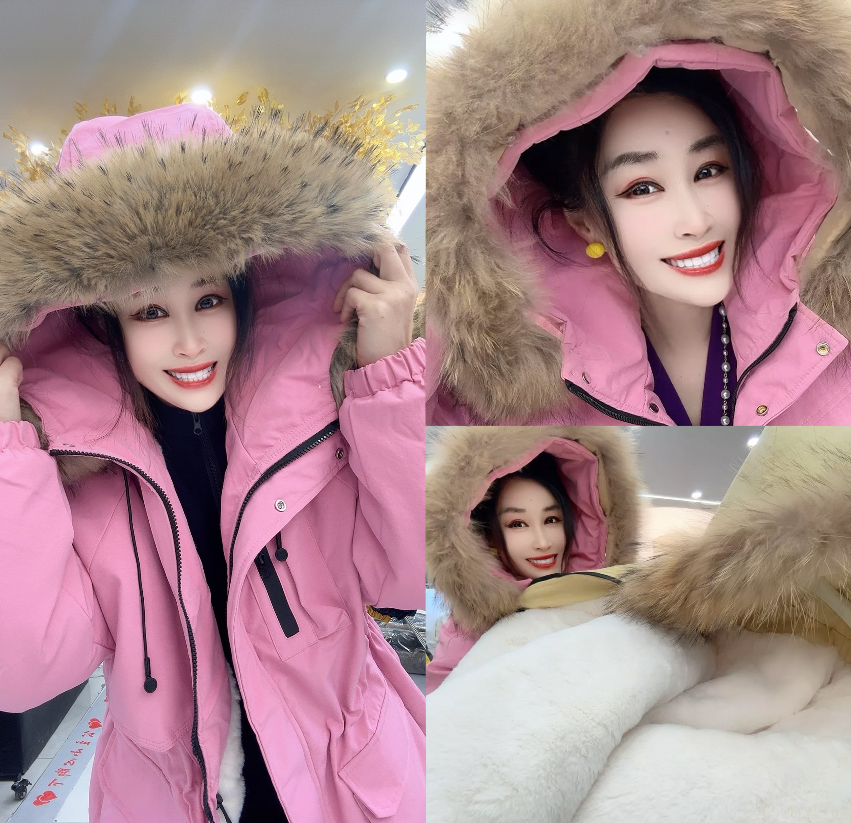 二五九五二大毛领加厚派克服c111