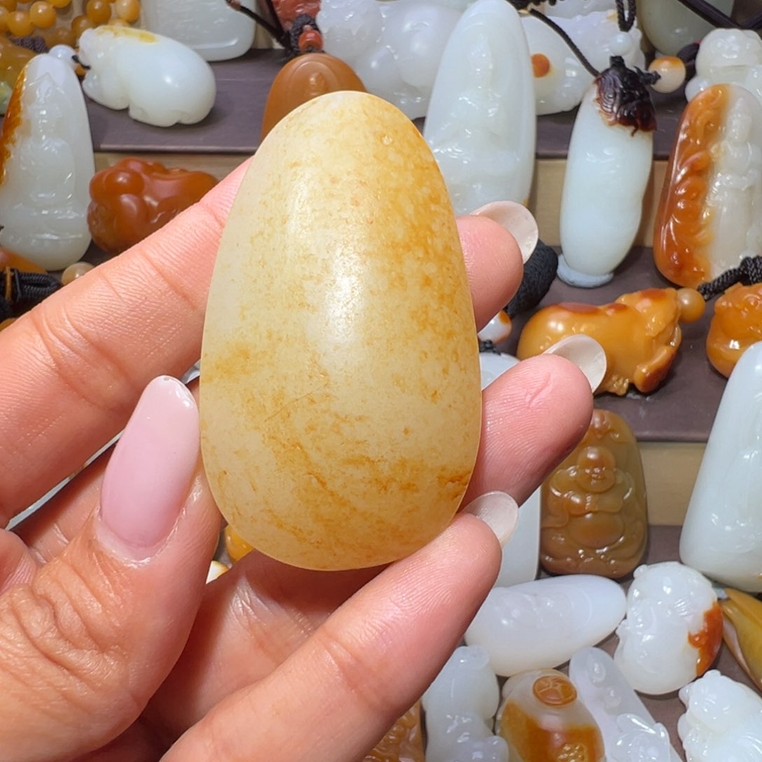 和田玉挂件未镶嵌峥**月