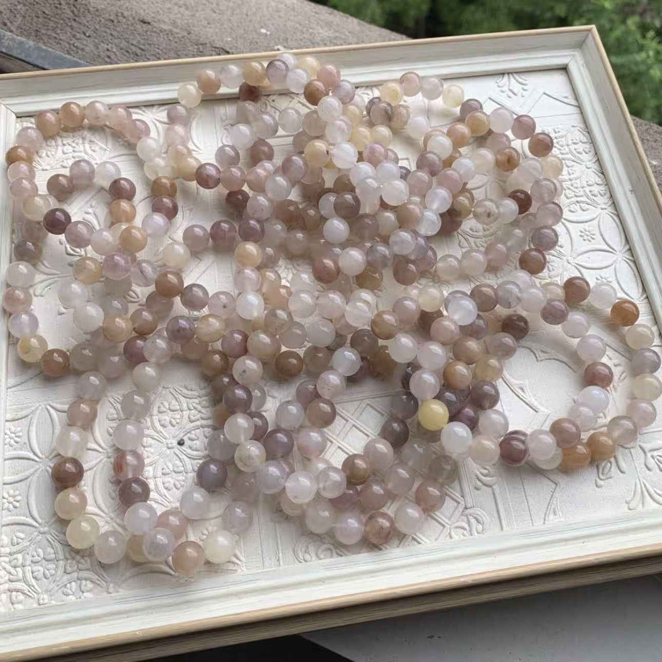 天然干枯玫瑰手串多样性发其一