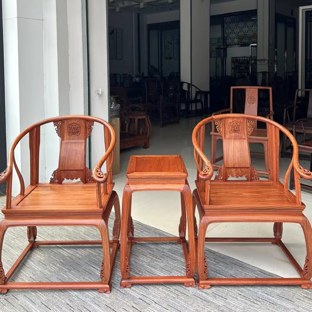 皇宫椅三件套.带花几