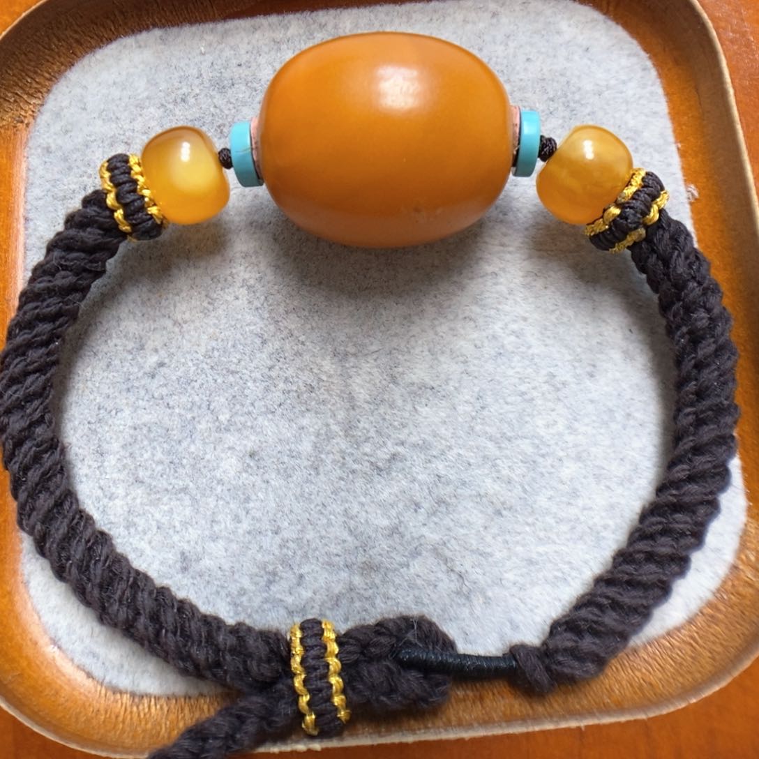 蜜蜡手串未镶嵌蜜蜡