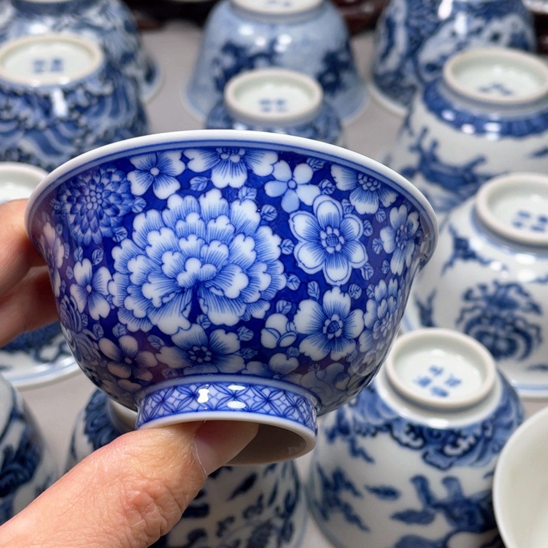 摆件景德镇陶瓷现代手工陶瓷茶具