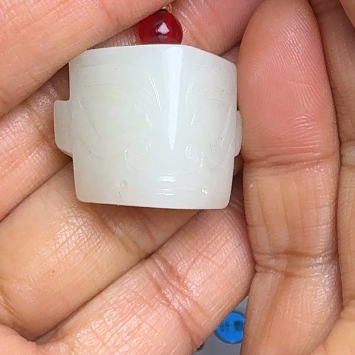 遇***缘和田玉未镶嵌挂件