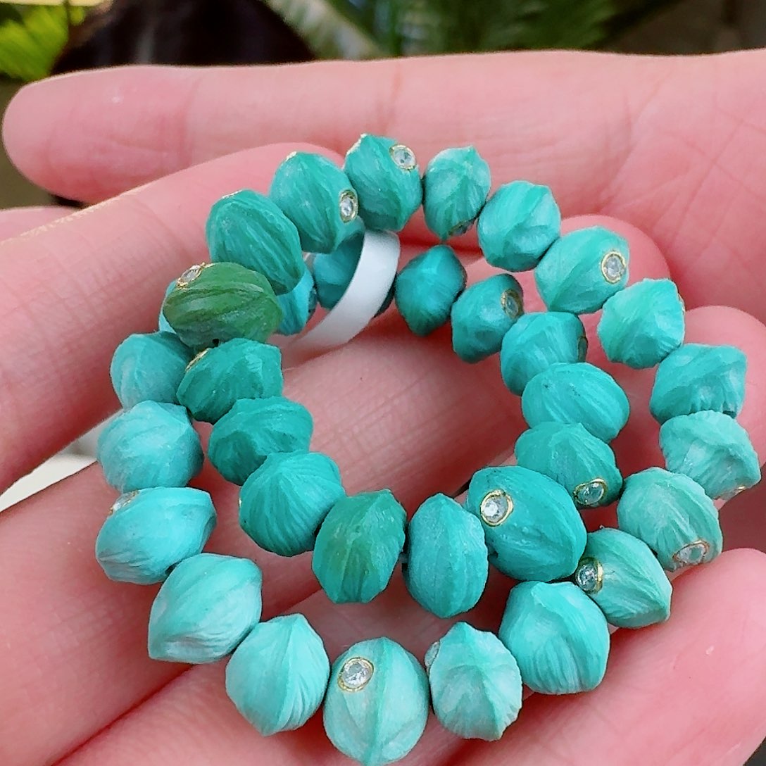 绿松石珠宝奇石未镶嵌