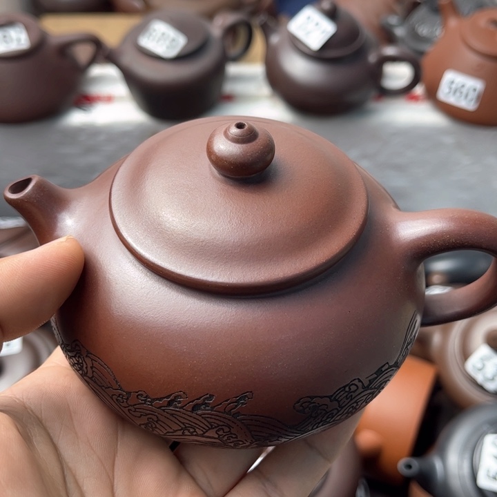 紫砂茶壶合*紫砂微瑕