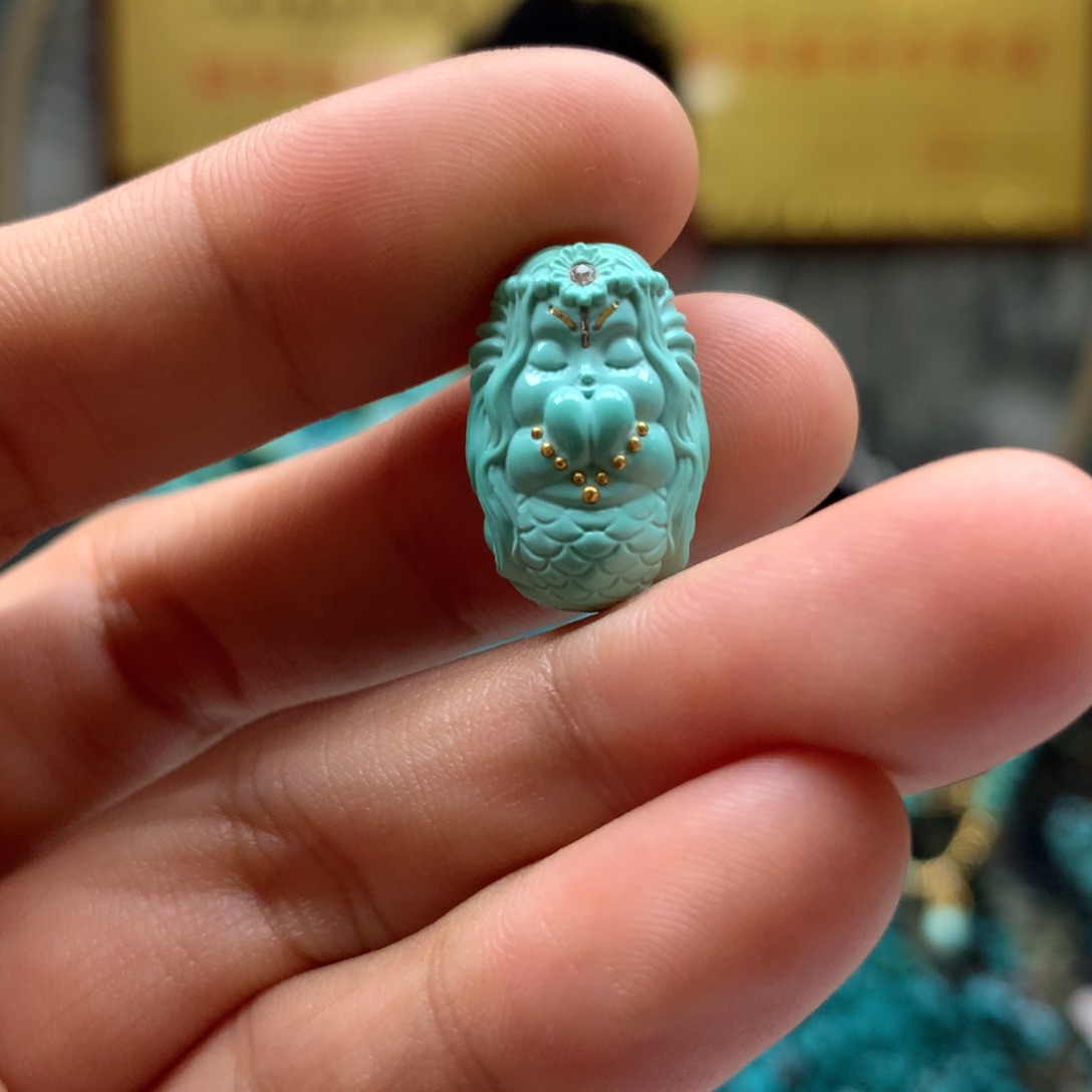 绿松石配饰未镶嵌