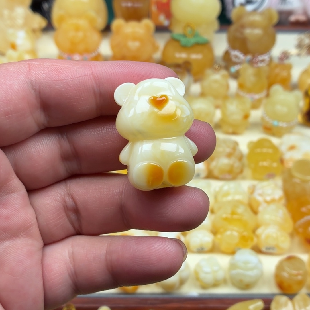 琥珀未镶嵌裸石蜜蜡