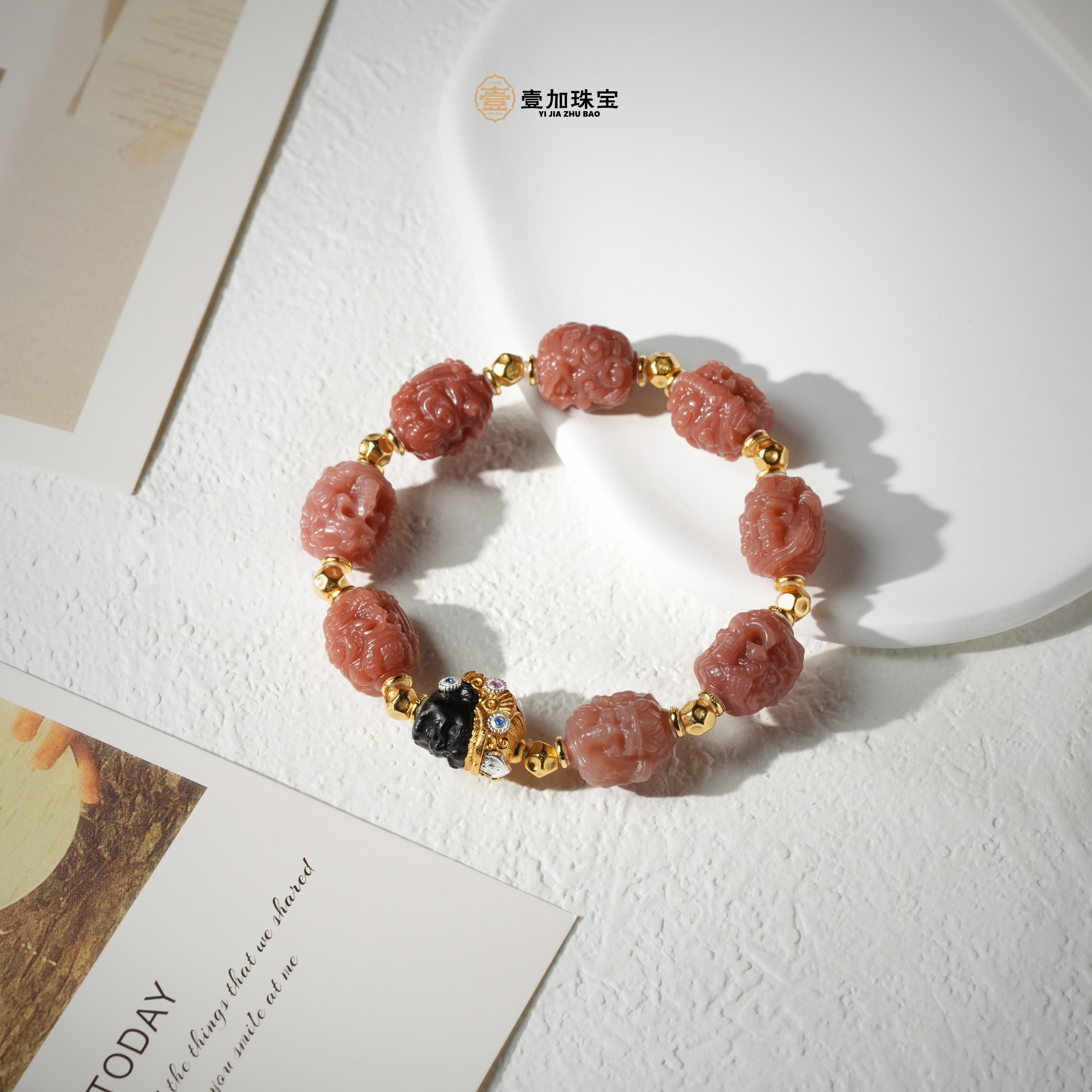 壹加安琪 | 四大天W风调雨顺玛瑙手串多样性发货发其一