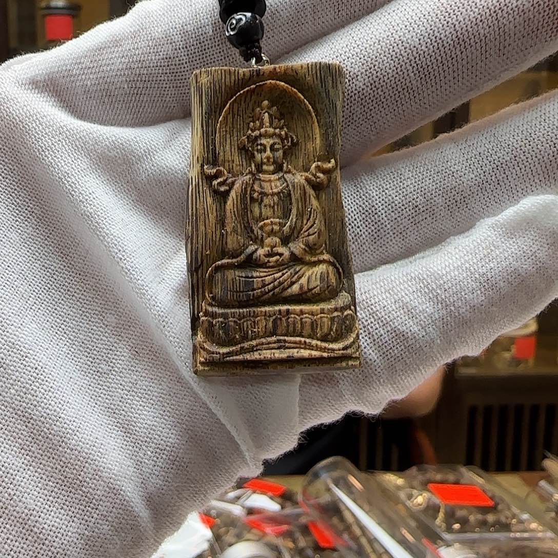 沉香沉香枕国香棋楠老白棋素牌6.2g