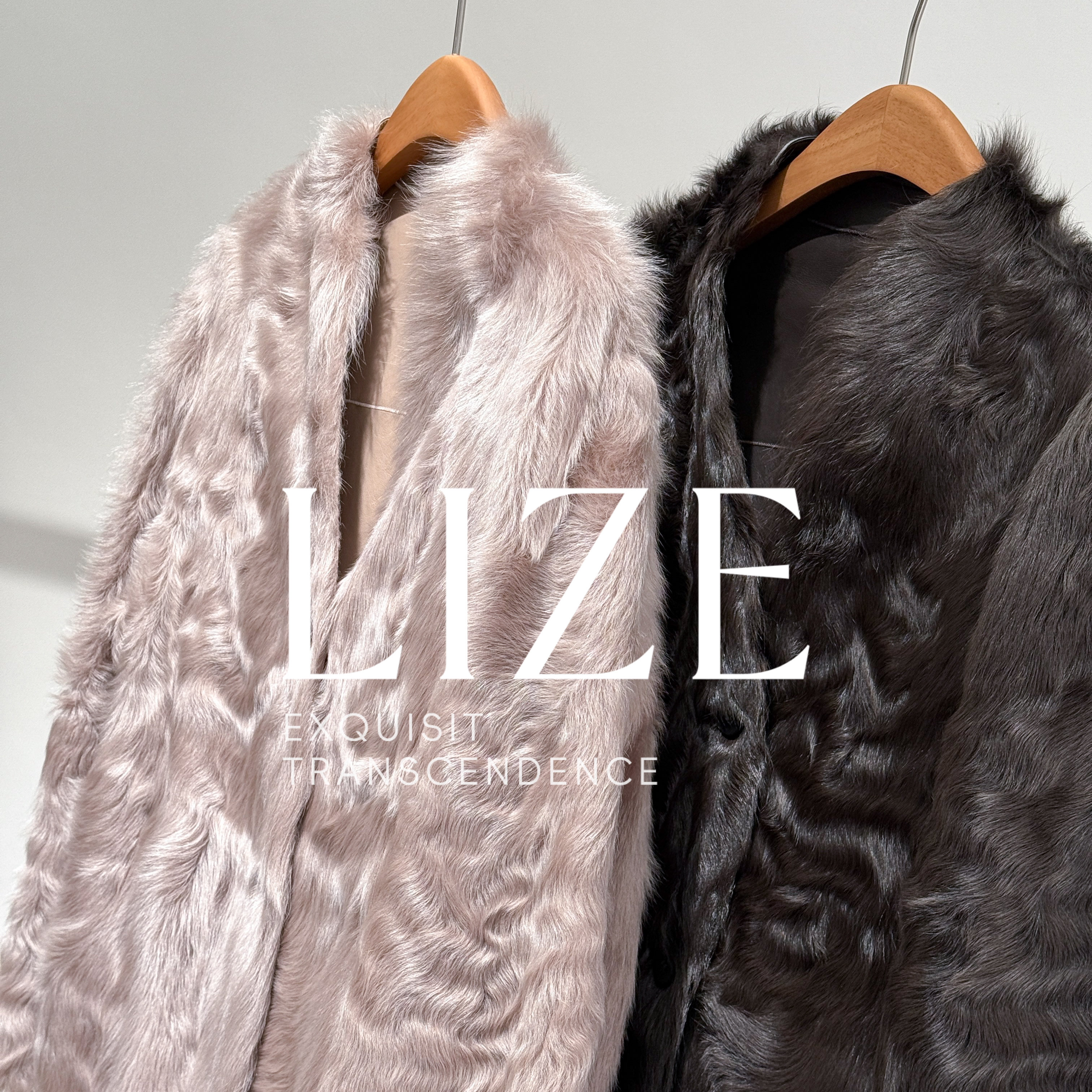 LIZE「L0499」羊皮毛一体.皮草外套