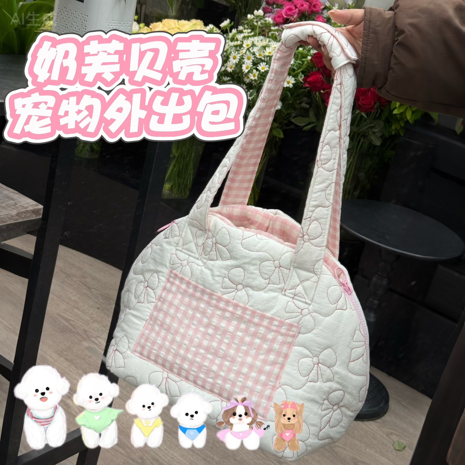 奶芙贝壳宠物外出包