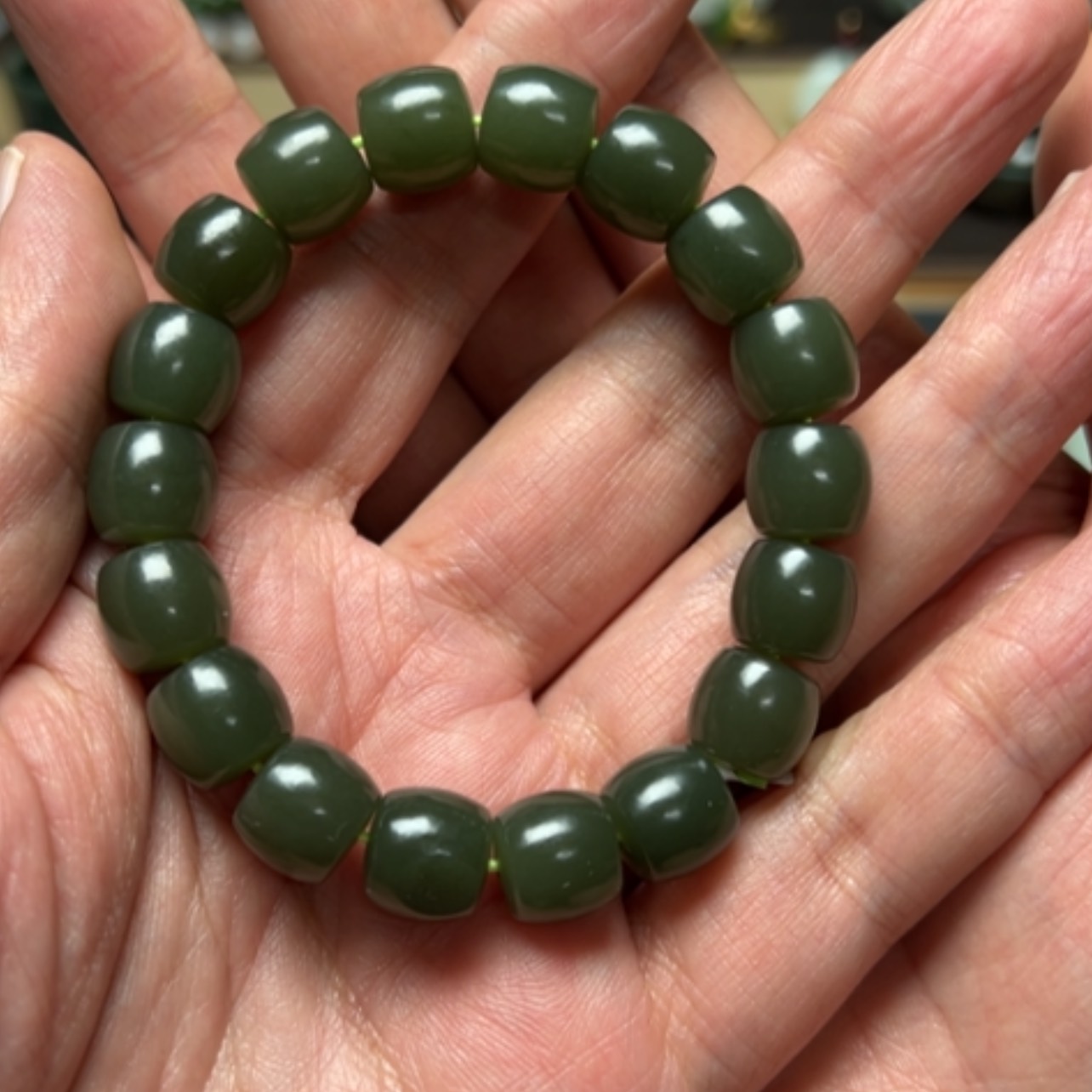 【闪购商品】和田玉（青玉）手串未镶嵌