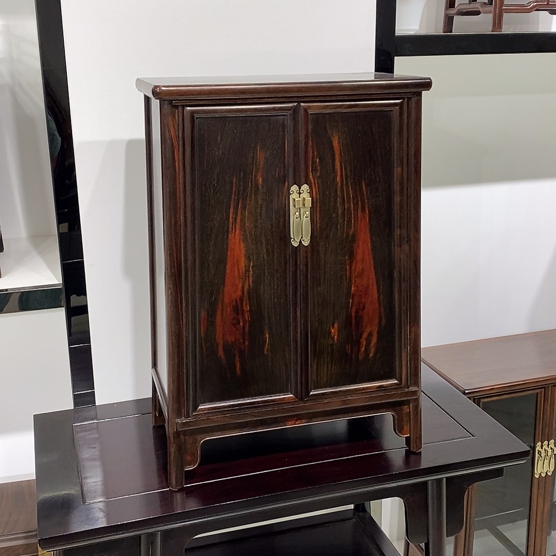 红酸枝木类成套家具青****售圆角柜