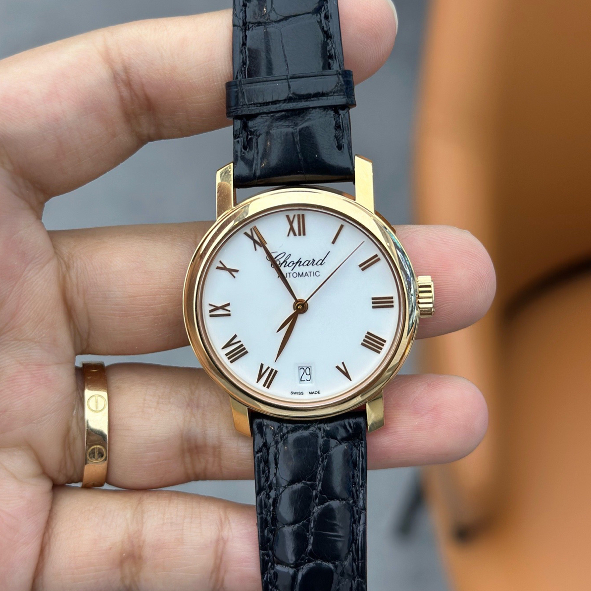 99新 Chopard/萧邦 萧邦/Chopard 124200自动机械18k玫瑰金 33.50