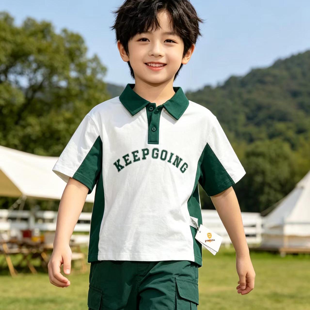 【小飞象】绿领keep衫polo短袖863147