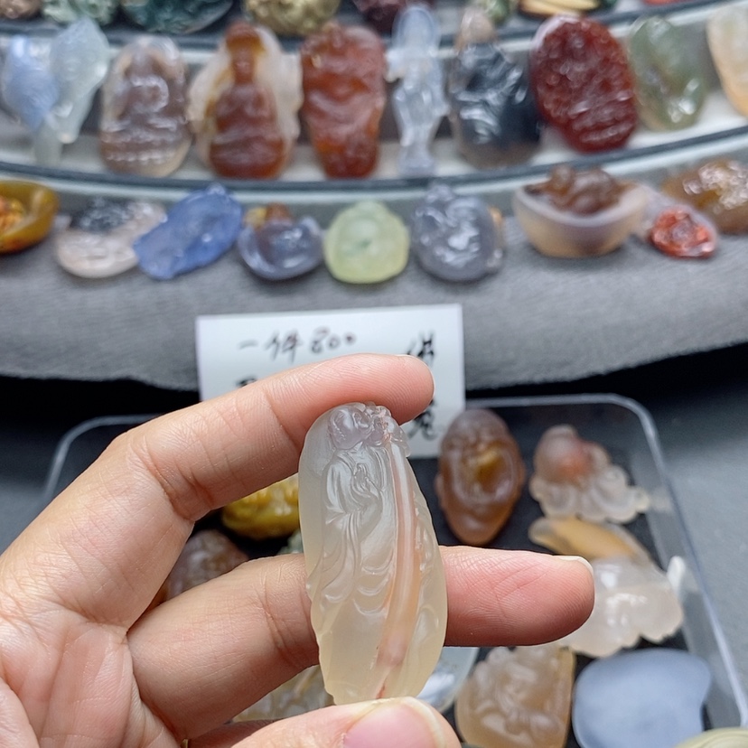 【闪购商品】未镶嵌吊坠定制玛瑙