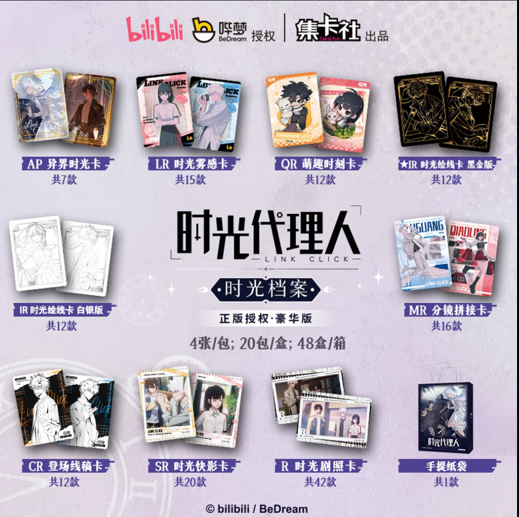 【转转】魔法IP转盘 时光代理人小蘑菇原神星穹铁道卡牌盲盒【代拆】