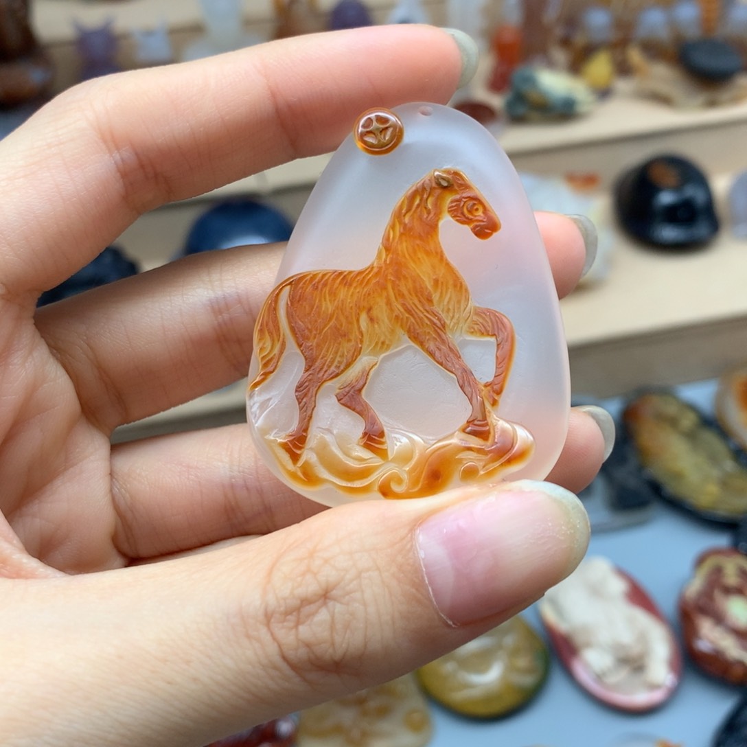 未镶嵌吊坠(不含链)玛瑙/玉髓