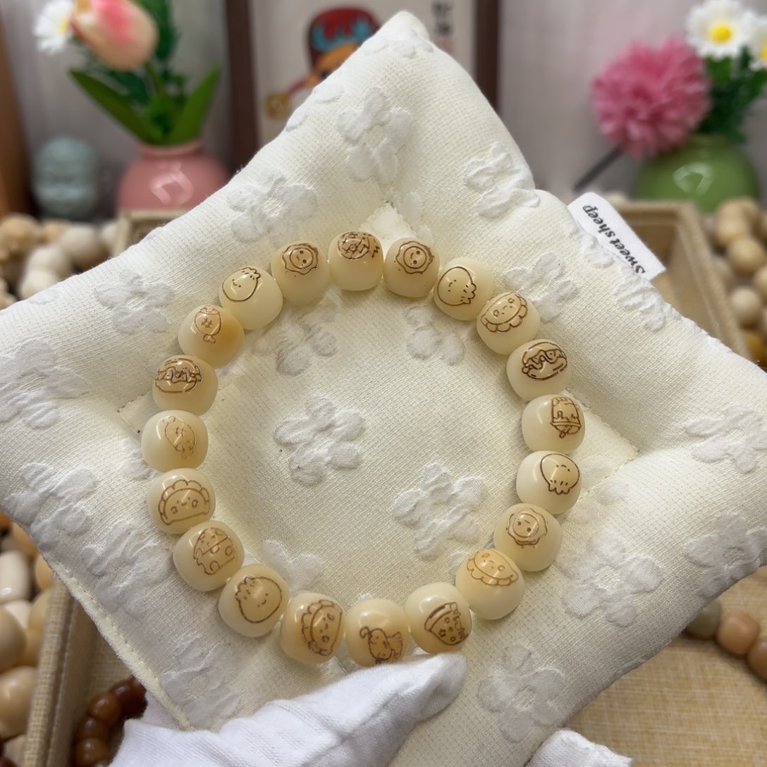 吊坠菩提根/象牙果13干磨雕刻小吃货桶380